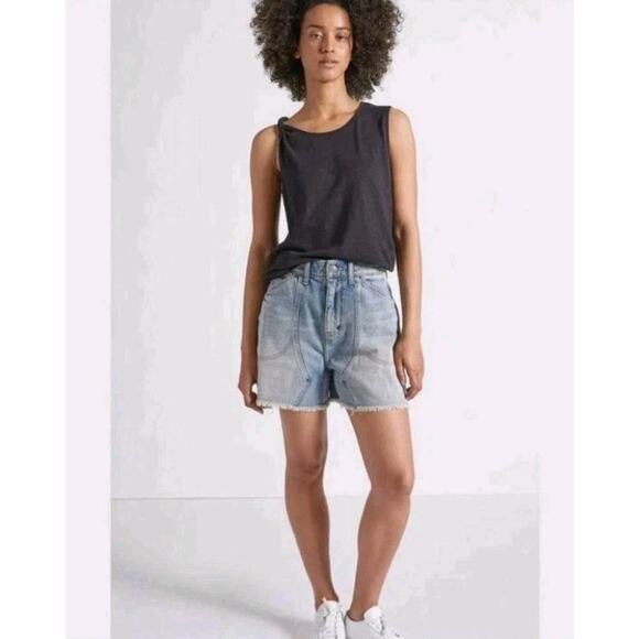 CURRENT / ELLIOTT The Goldmine Short Blue Jean Cut Off Size 27 - Picture 1 of 14